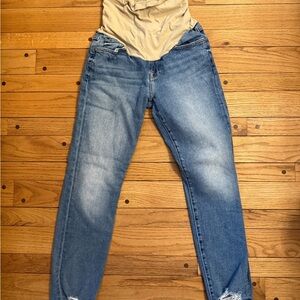 7 For All Mankind Maternity Slim Boyfriend Jean Size 28